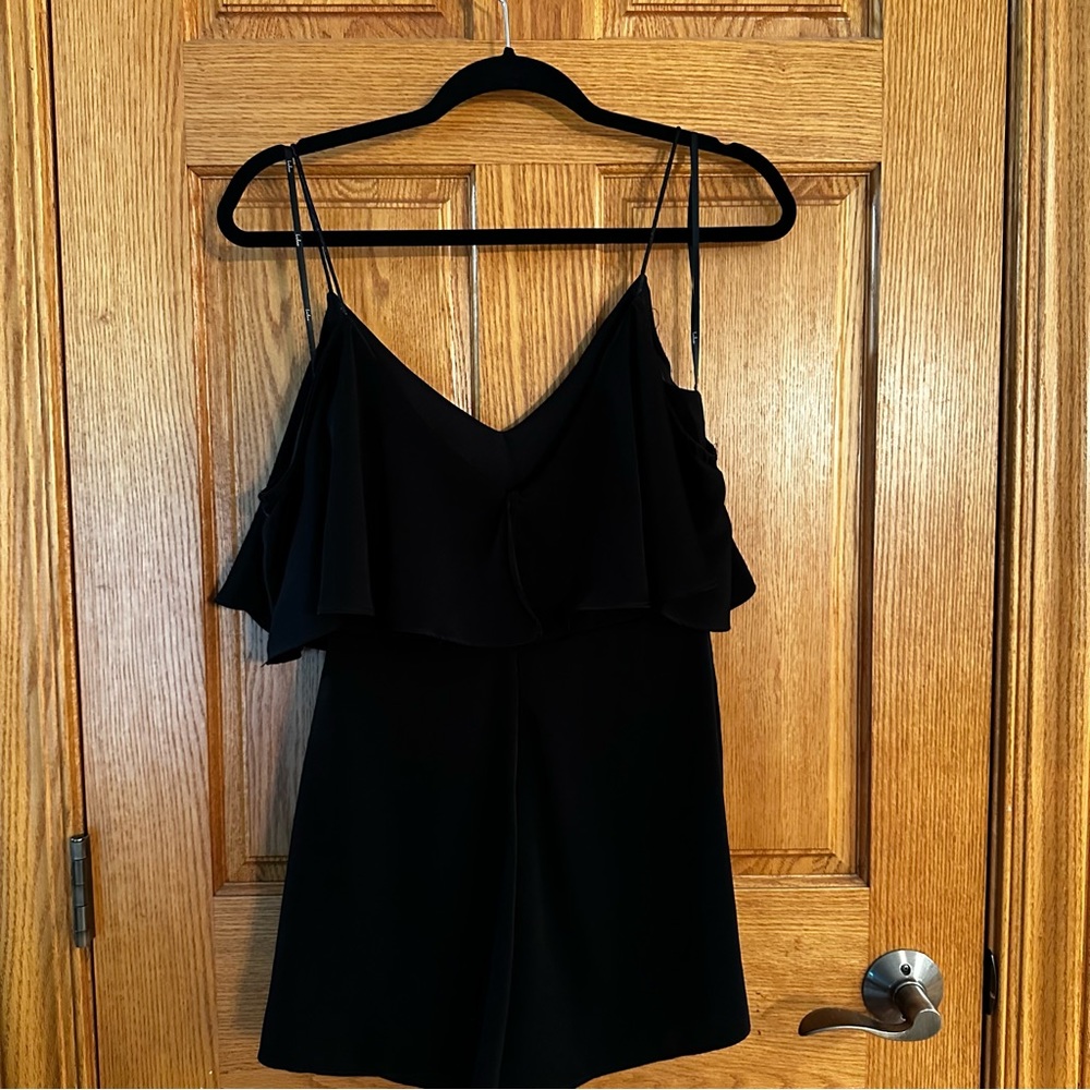 Lulu's Black Ruffled Jumpsuit - Picture 11 of 11